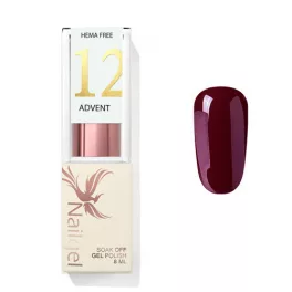 Advent 12 - Gellack 8 ml - Rot-bordeaux -