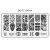 Stamping Schablone, Größe 6x12 cm - BC02