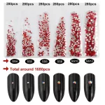 Kristall Strasssteinen 1680er Set in 6 verschiedenen Größen P11 - Hyacinth AB