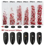 Kristall Strasssteinen 1680er Set in 6 verschiedenen Größen P17 - Aurum