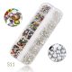 1440 teiliges Kristall Strass Set S11