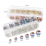 1440 teiliges Kristall Strass Set S7