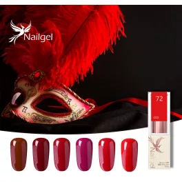   CCO Gel Lack 6er Farbauswahl - MOULIN ROUGE LOVE - Geschenk mit Margerite