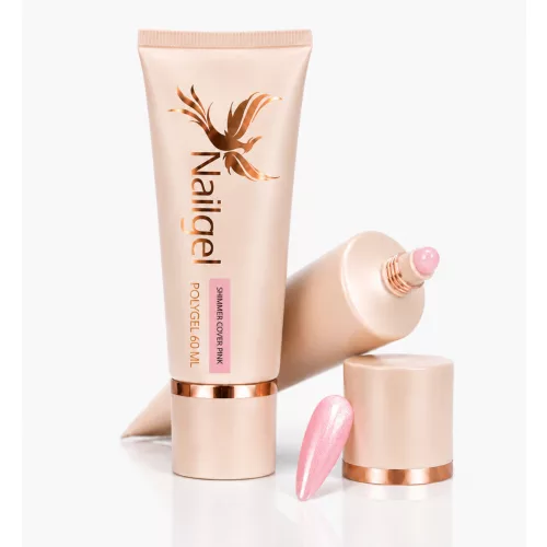 Smart polygel Shimmer Cover Pink - 60 g