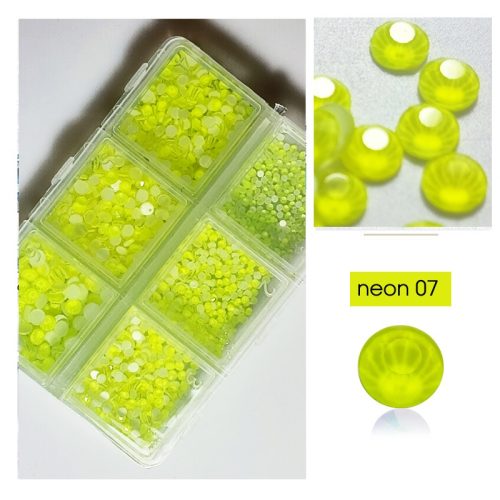 Kristall Strasssteinen 1680er Set in 6 verschiedenen Größen Neon yellow