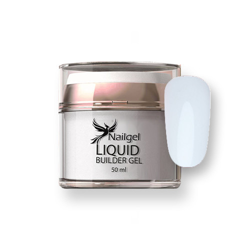 Liquid builder gel - MILKY - 8 ml