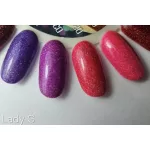 Lady G 4-teiliges Gel-Lack-Set - July collection - mit Geschenk-Margerite