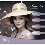 Lady G 4-teiliges Gel-Lack-Set - March collection - mit Geschenk-Margerite