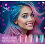 Liquid Polygel Unicorn Kollektion – 5-teilig im Spender-Tiegel, mit Geschenk: Farbmuster
