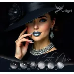 Cat Noir Gel Polish Kollektion mit 6 Gel-Lacken und einem Geschenk-Musterfächer