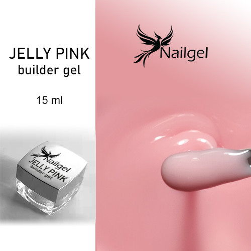 Aufbau Gel-04- ,Jelly pink 15ml