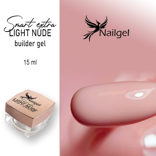 Smart extra Aufbau Gel  -41- light nude 15 ml