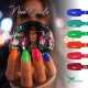 Neon Oracle Kollektion reflektierender Gel-Lacke – 6 Gel-Lacke mit kostenloser Präsentations-Margarite