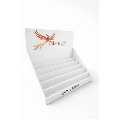 Nailgel Salon-Karton-Präsentationsständer – für 72 Nailgel Gellacke