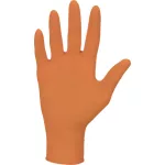 Nitrylex orange puderfreie Nitril-Untersuchungshandschuhe S
