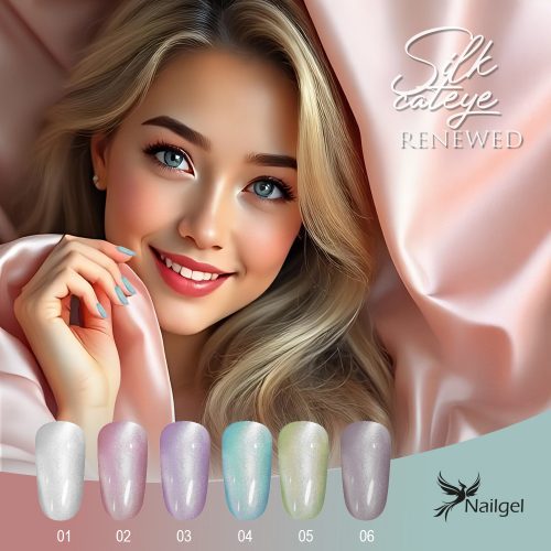 Der Silk CatEye Gellackkollektion mit 4 Gel-Nagellacken und einer kostenlosen Margerite.