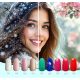 Snowflake Base 9-teilige Compact Base Basis-Gel-Lack Kollektion mit Geschenk-Margaritenrad