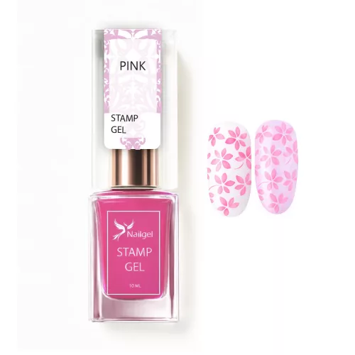 Stamping-Lack – Stamp Gel – PINK 10 ml