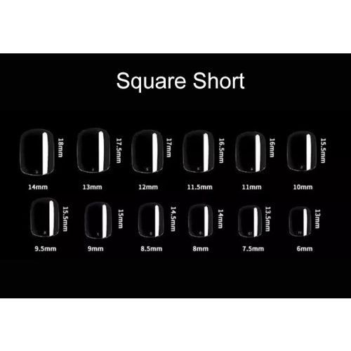 Gel-Kunstnagelspitze, S-Cube- klar