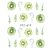 Nagelsticker - Kiwi 1