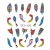 Nagelsticker - Feder 3