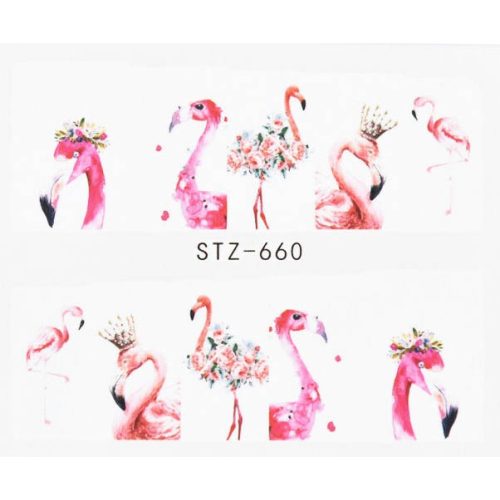 Nagelsticker - Flamingo 3