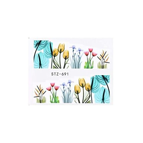 Nagelsticker - Blumen 14