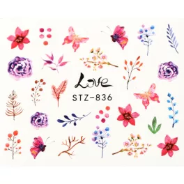 Nagelsticker - Blumen 6