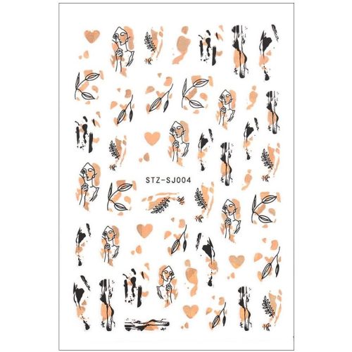 Nagelsticker - Rosegold  4