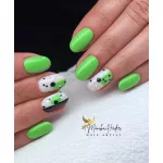 Polka Top Coat - Black&White  dots - Glanzgel 8ml