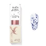 Polka  Velvet Top Coat - Black Flakes - Glanzgel 8ml