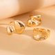 3-teiliges Modering-Set – in Goldfarbe