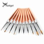 Porzellan Nagel Pinsel Kolinsky aus Naturhaar, Gr. 8